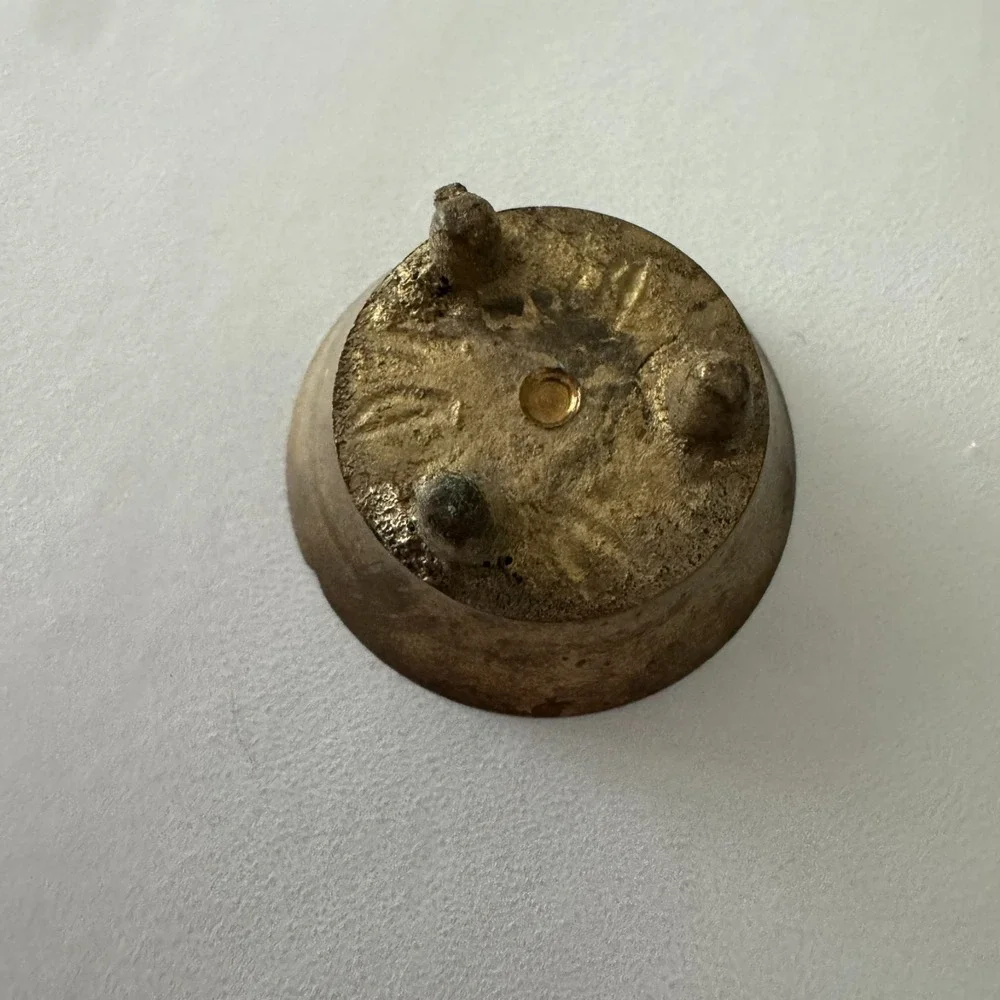 Miniature Brass Bowl Footed 1&1/8